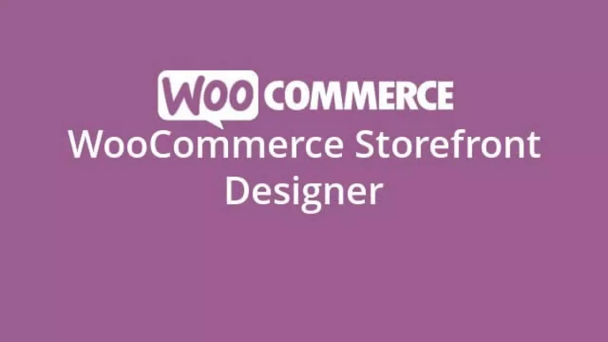 Woocommerce - Storefront Designer  1.8.4