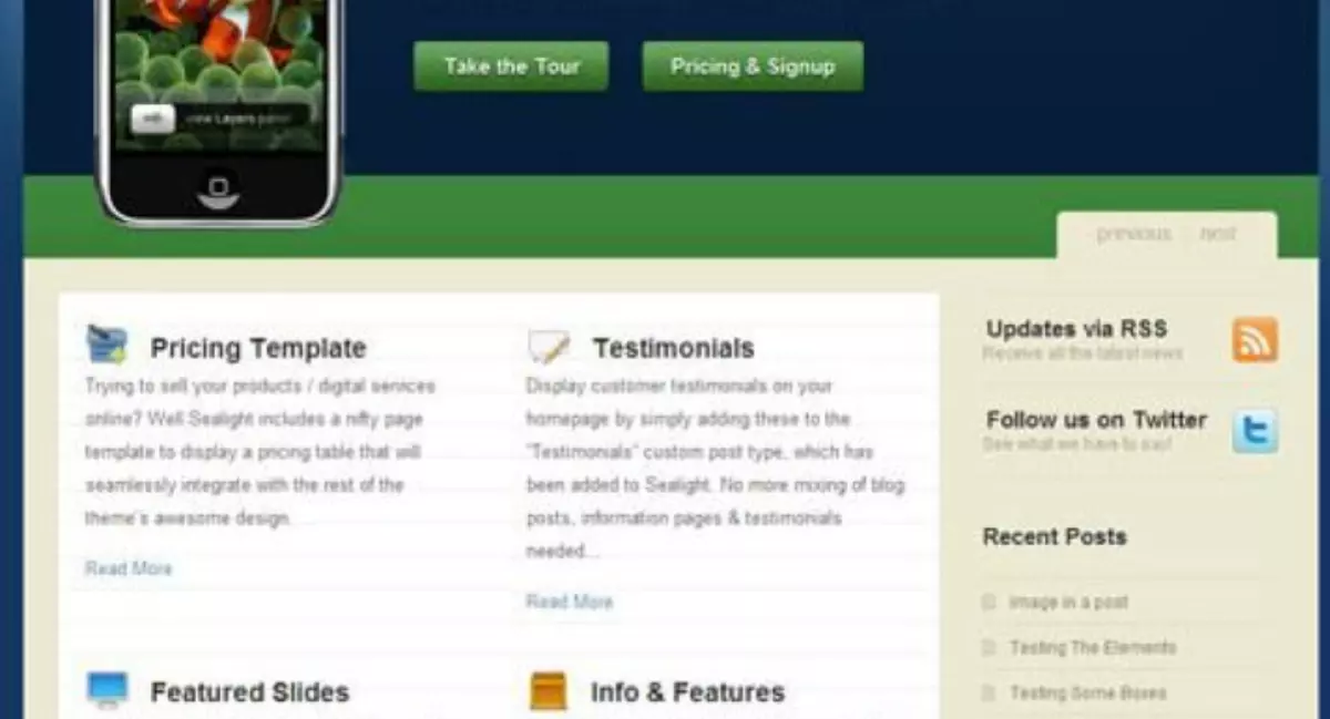 WooThemes Sealight Premium Theme