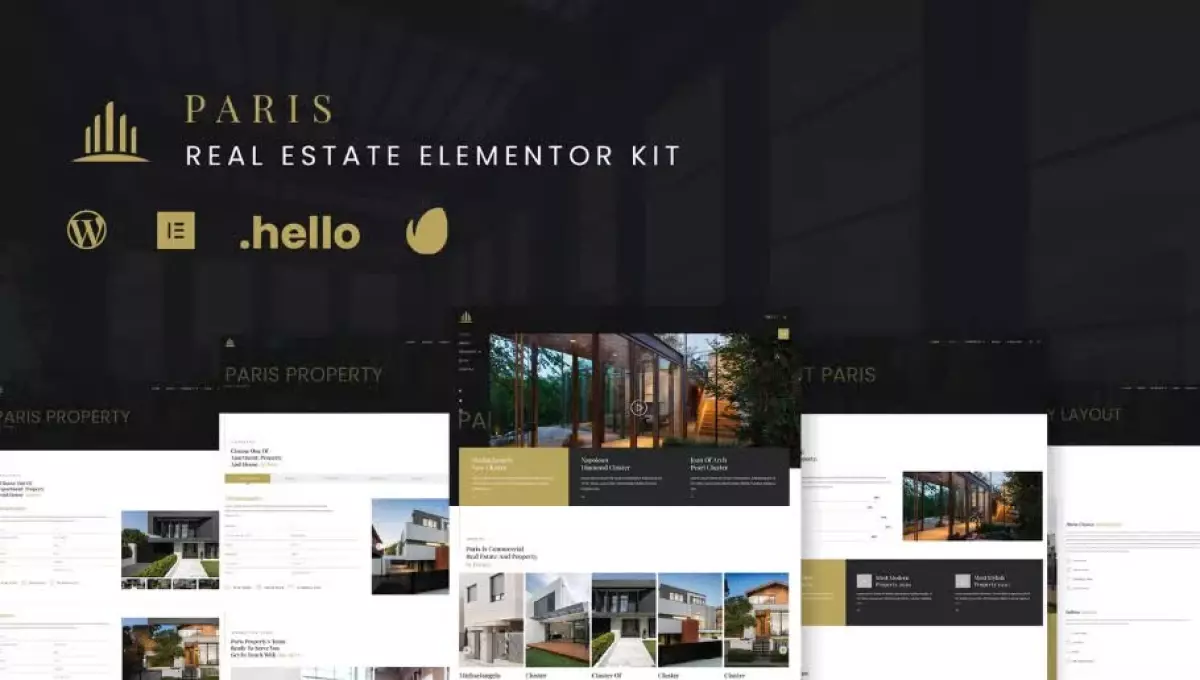 Paris - Real Estate Elementor Template