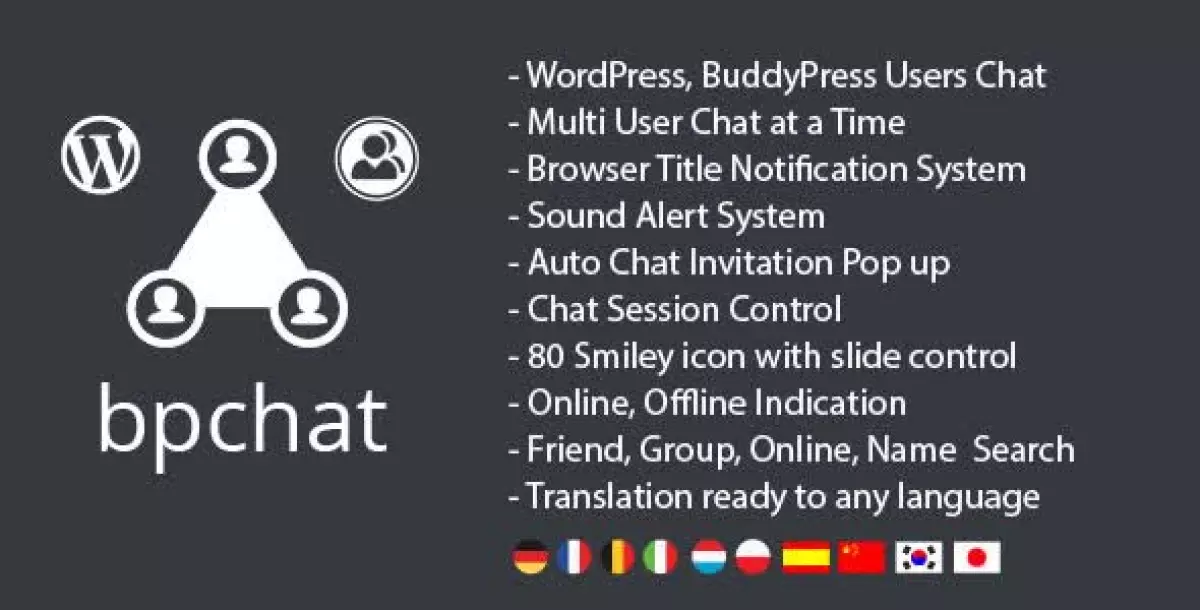 WordPress, BuddyPress Users Chat Plugin 2.0.3