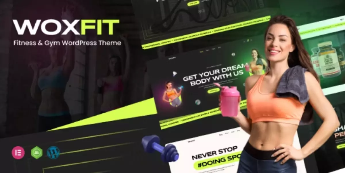 WoxFit - Fitness &amp; Gym WordPress Theme