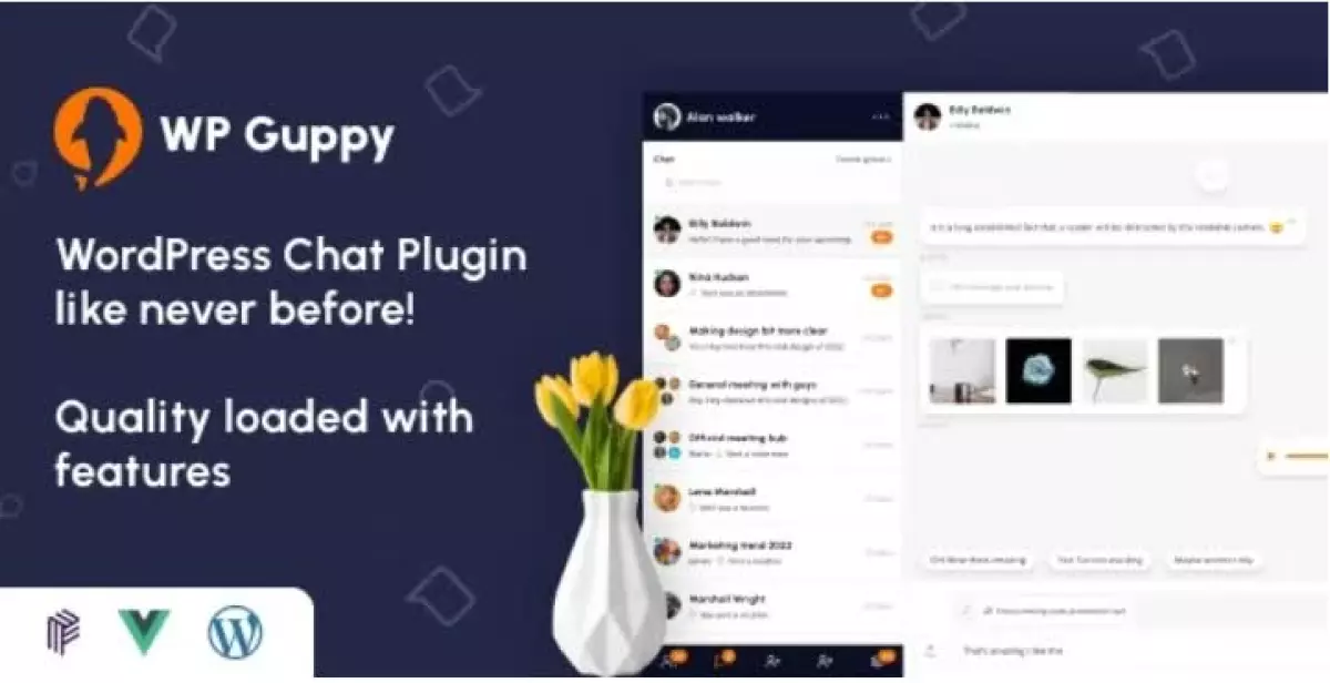 WP Guppy Pro - A live chat plugin for WordPress, WooCommerce and BuddyPress 4.1 