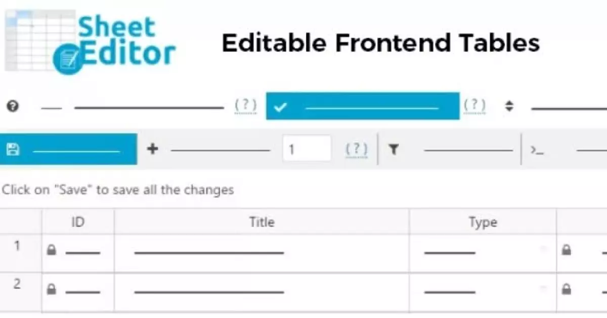 WP Sheet Editor - Editable Frontend Tables  2.4.31