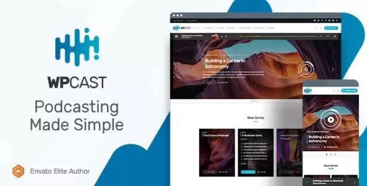 Wpcast - Audio Podcast WordPress Theme 1.4.6 