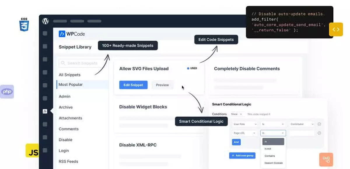 WPCode Pro - Easily Add Code Snippets in WordPres 2.1.6