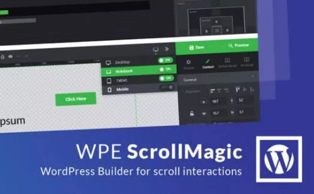 WPE ScrollMagic (Scrolly) – WordPress Builder for scroll interactions 2.2.2