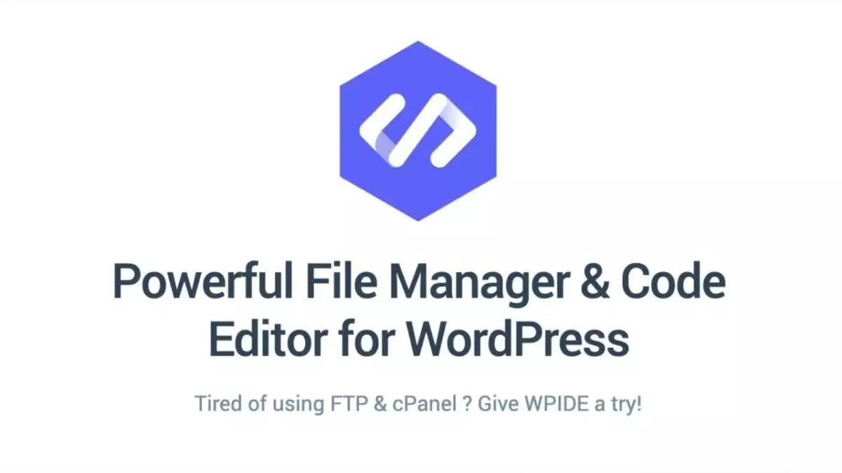 WPIDE File Manager & Code Editor Premium  3.4.1