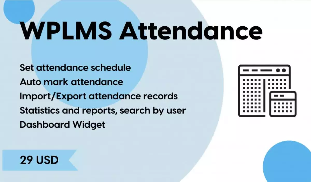 Wplms Attendance 1.7.1