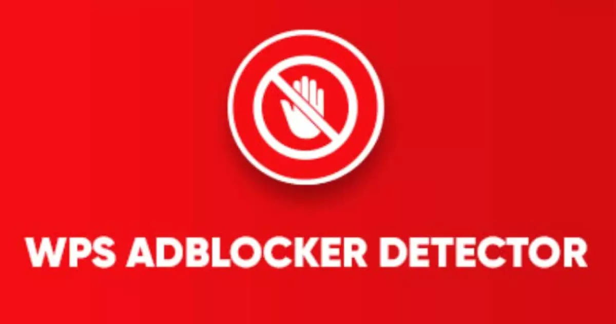 WPS AdBlocker Detector [WP-Script] 1.0.1