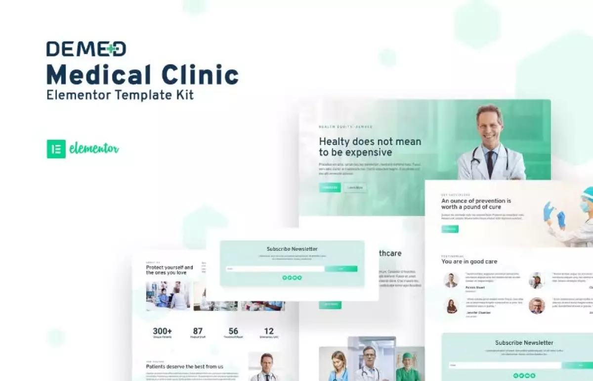 Demed - Medical Clinic Elementor Template