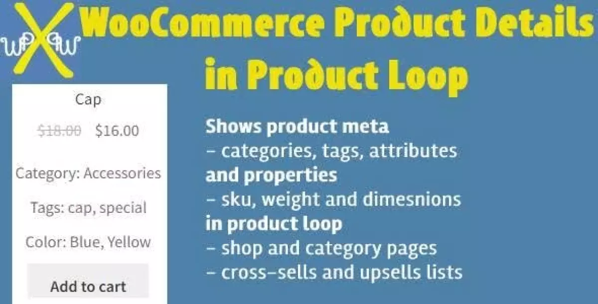 [WISH] WooCommerce Product Details in Product