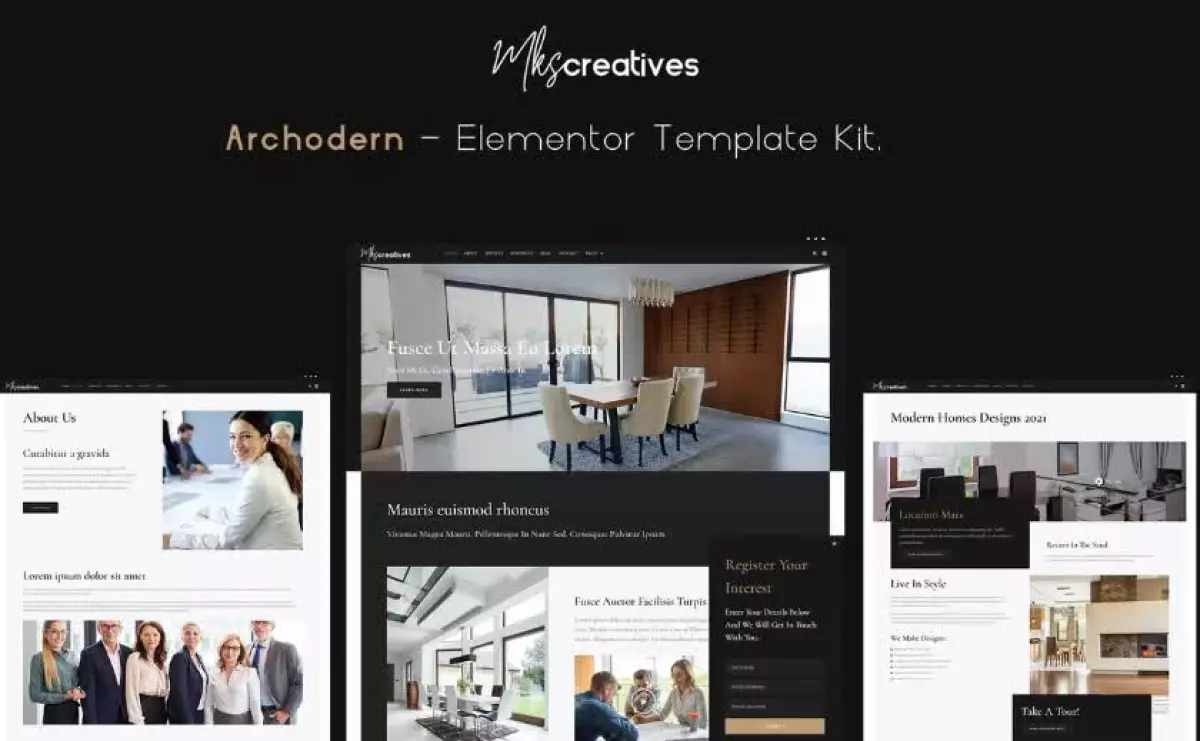 Archodern - Interior & Architecture Elementor Template