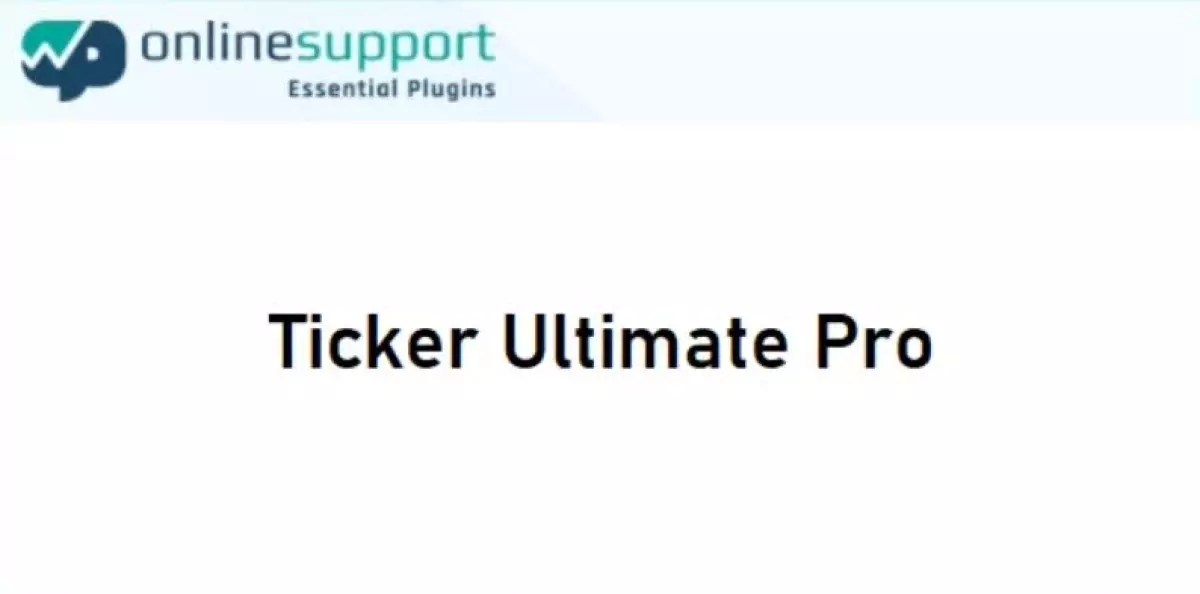 Ticker Ultimate Pro  – Essential Plugin