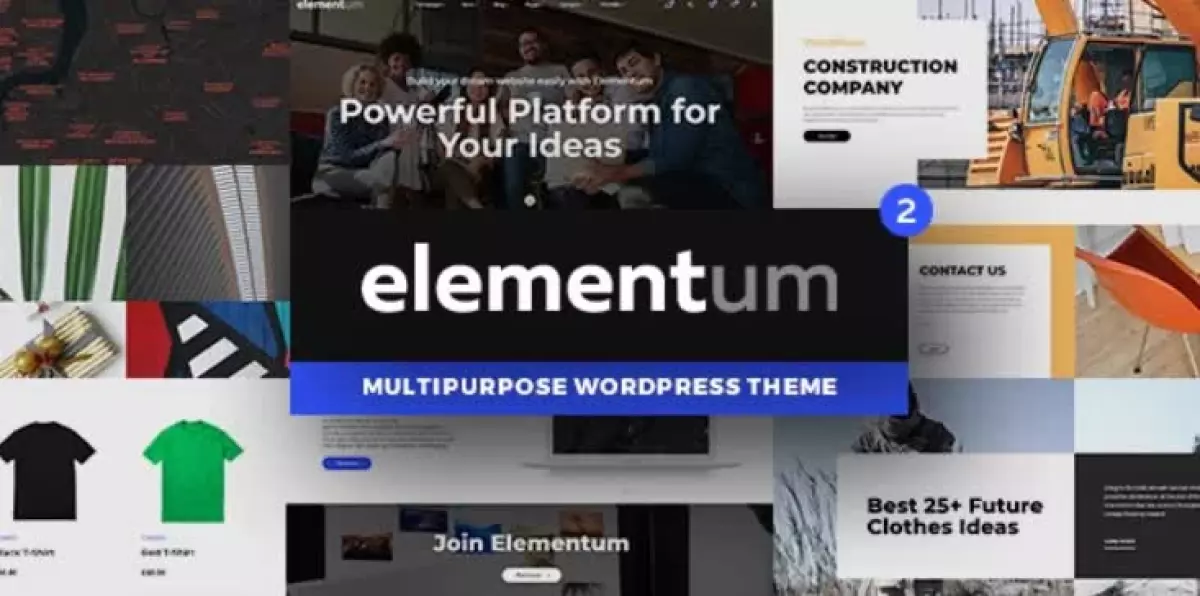 Elementum - MultiPurpose High-Perfomance WP Theme