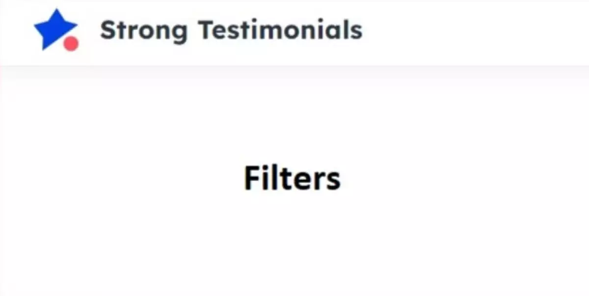 Strong Testimonials Filters