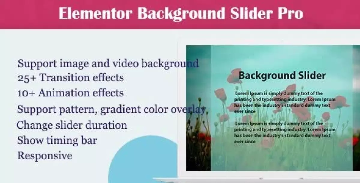 [WISH] Elementor - Background Slider