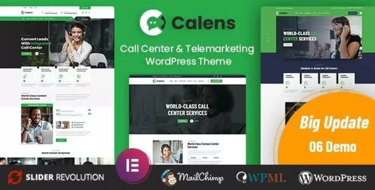 [WISH] Calens - Call Center Services WordPress