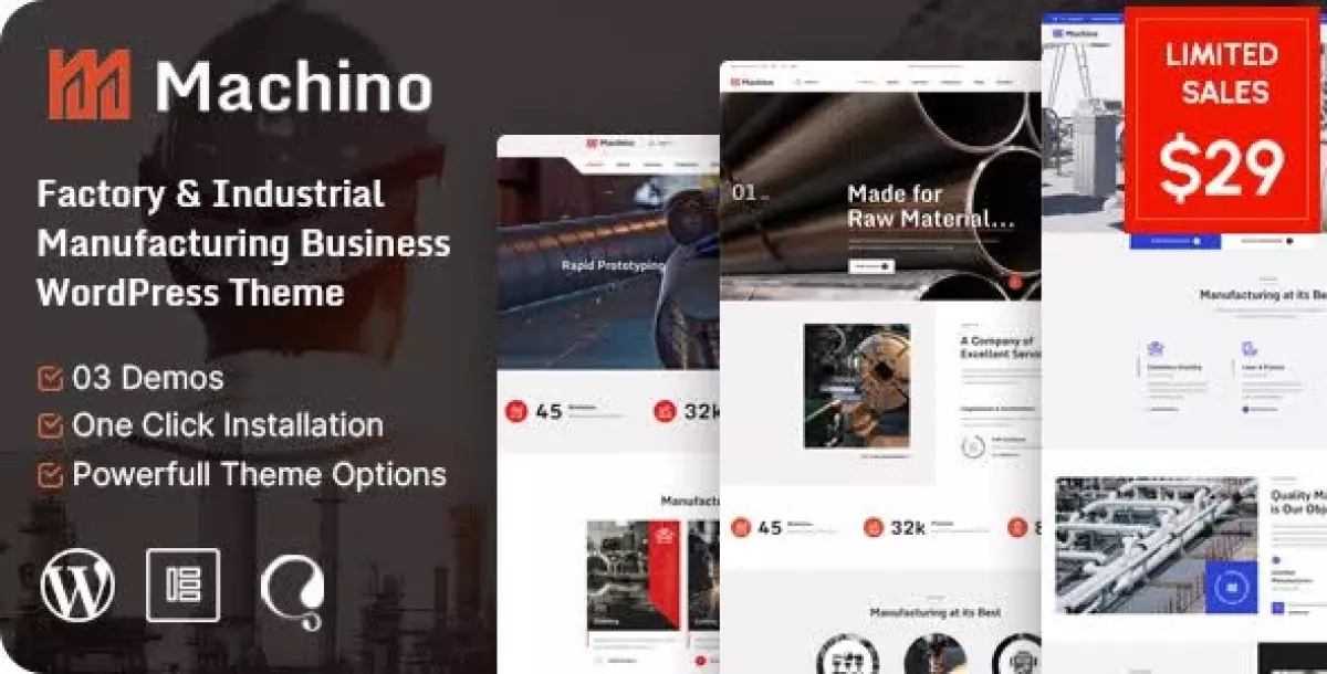 [WISH] Machino - Factory &amp; Industrial WordPress