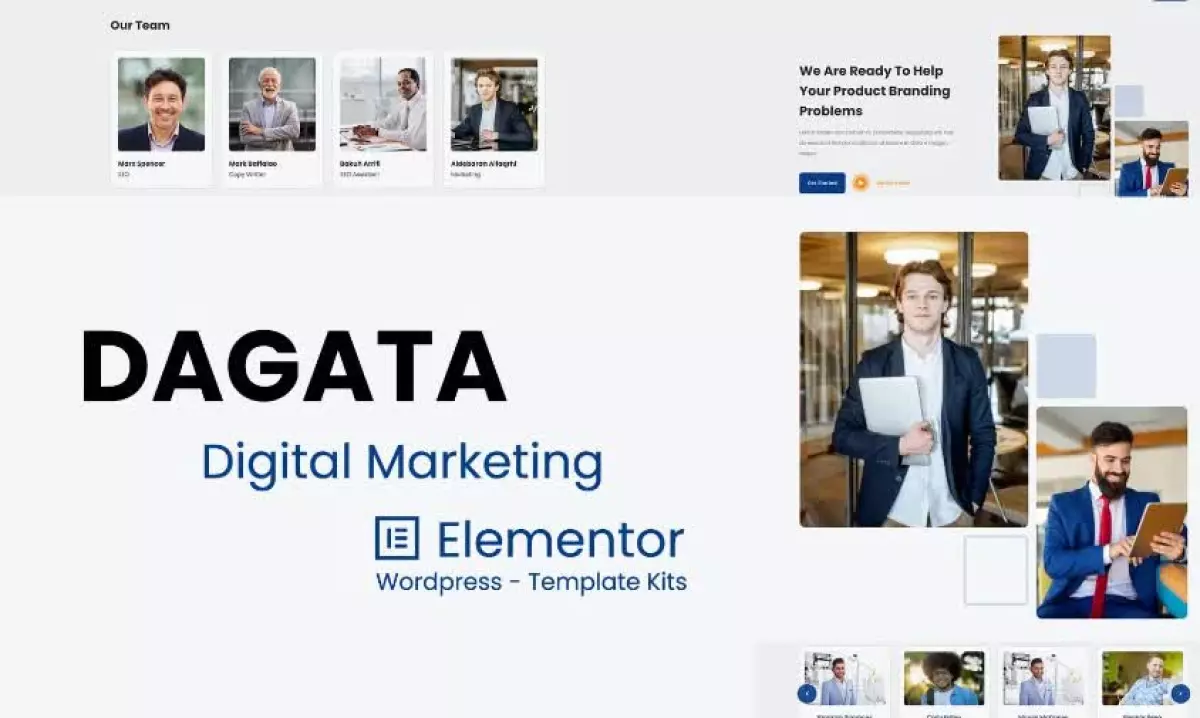 Dagata - Digital Marketing Elementor Template