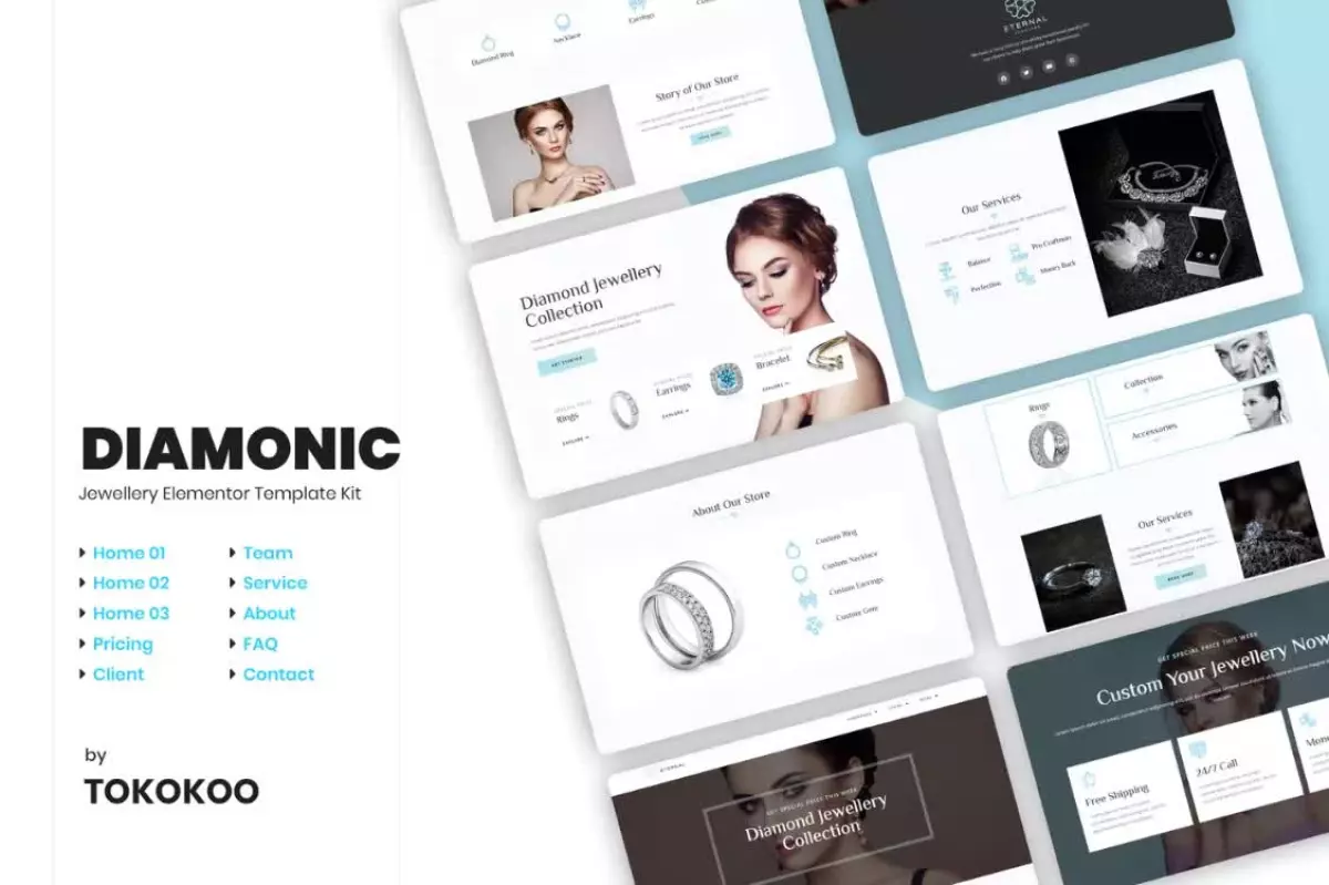 Diamonic | Jewellery Store Elementor Template