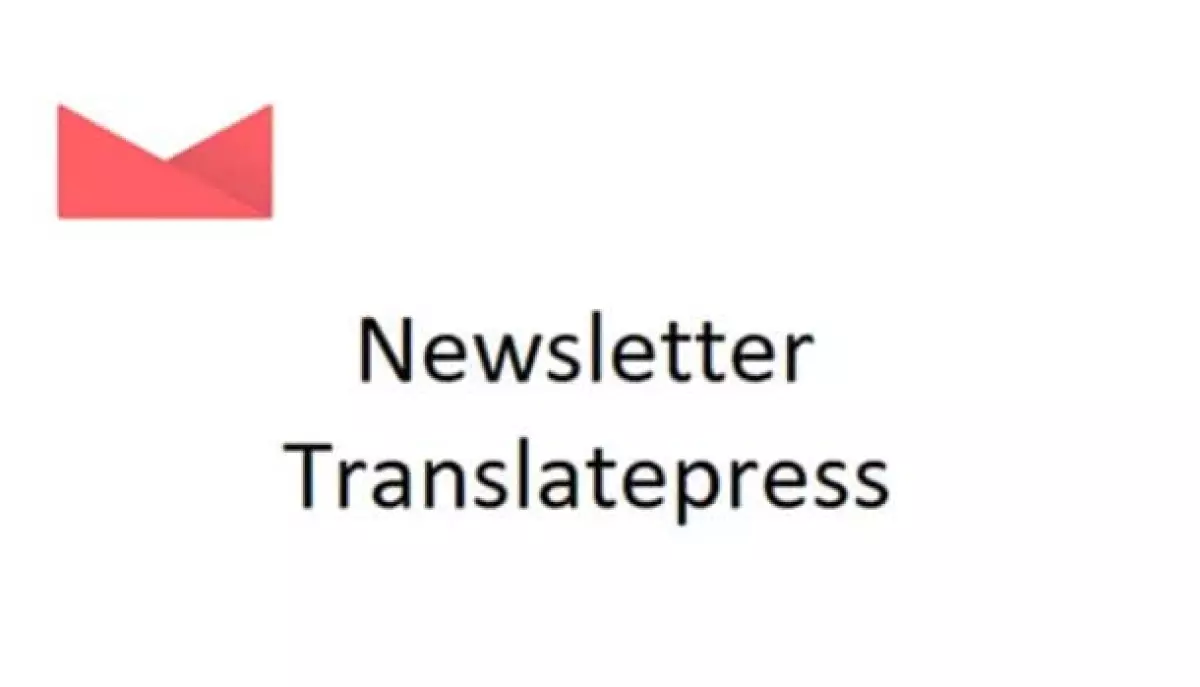 Newsletter Translatepress