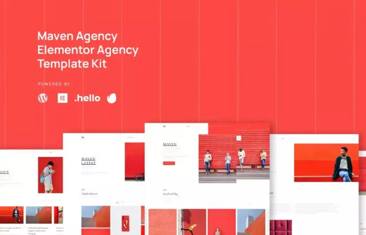 Maven - Business Agency Elementor Template