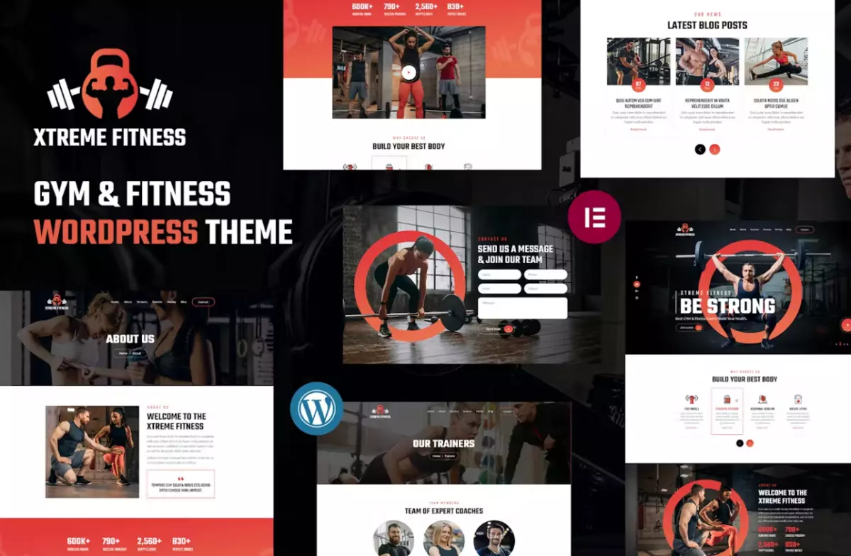 Xtreme Fitness | Gym &amp; Fitness WordPress Theme