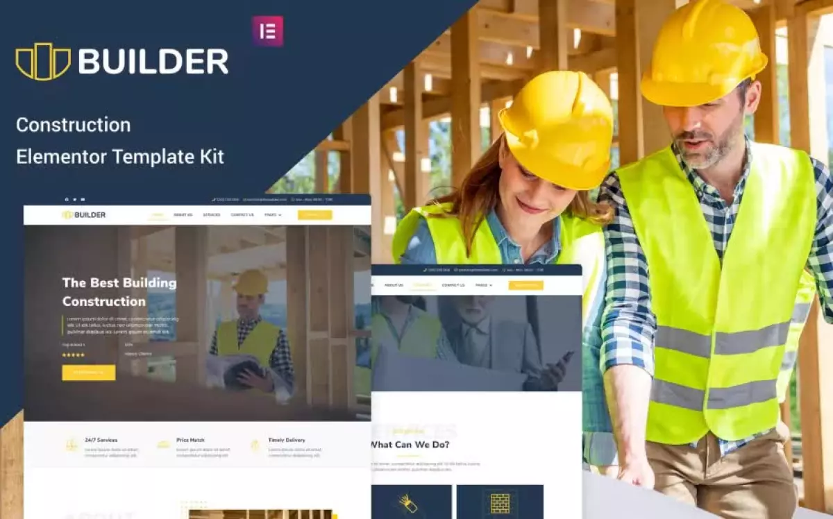 The Builder - Construction & Architecture Elementor Template