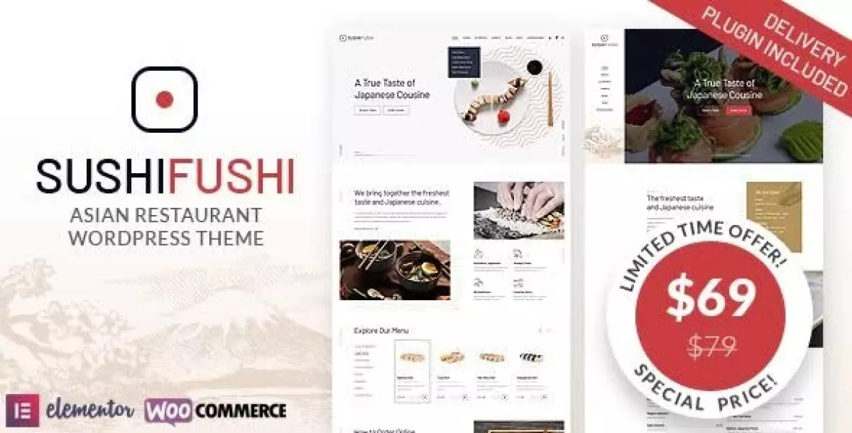 [WISH] SushiFushi - Japanese &amp; Asian Restaurant WordPress