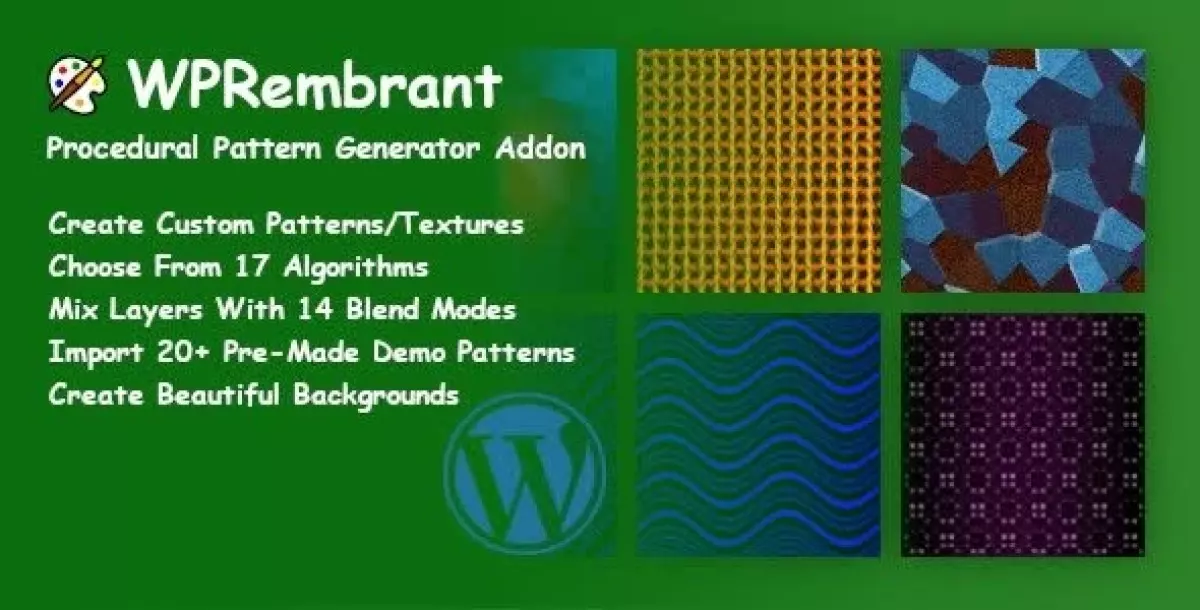 [WISH] Procedural Pattern Generator Addon For WPRembrant Image