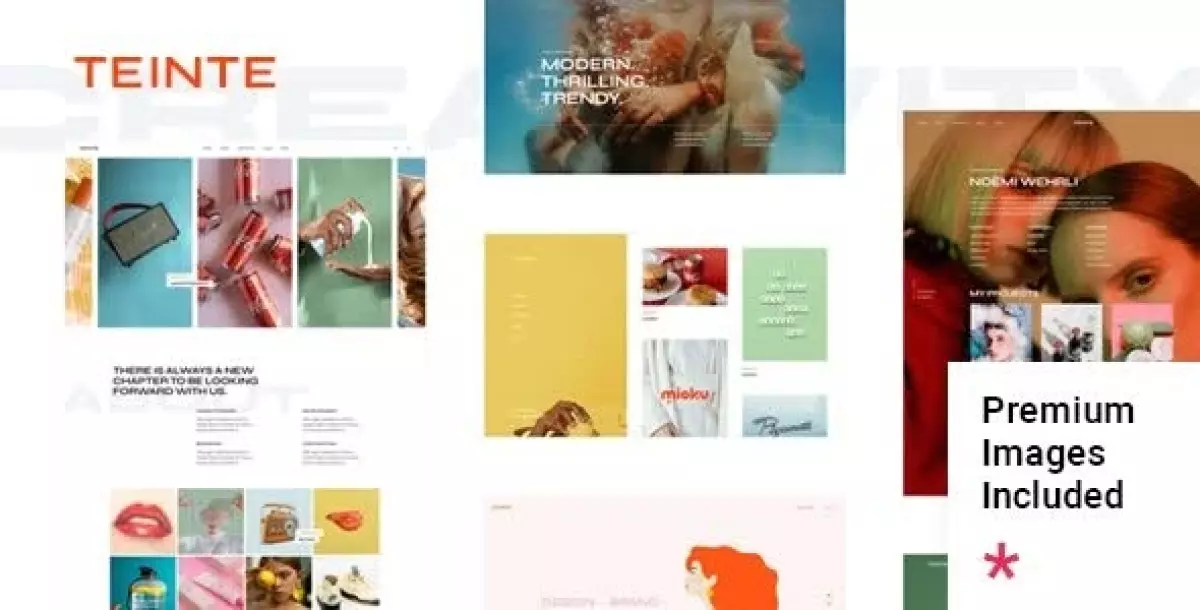 [WISH] Teinte - Creative Portfolio and Design