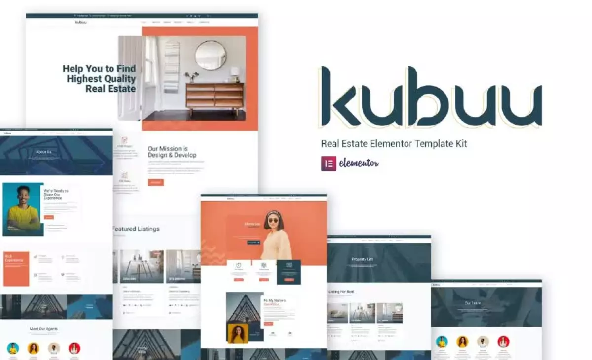 Kubuu - Real Estate Elementor Template