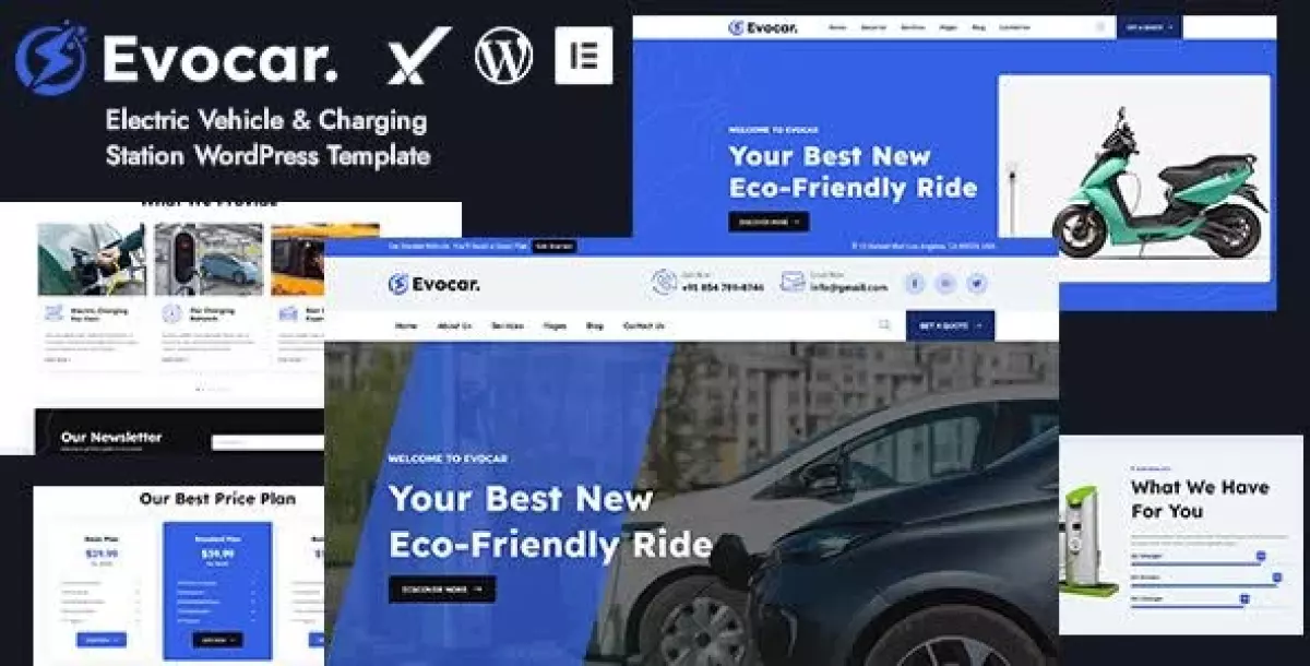 [WISH] Evocar - Electric Vehicle &amp; Charging Station WordPress