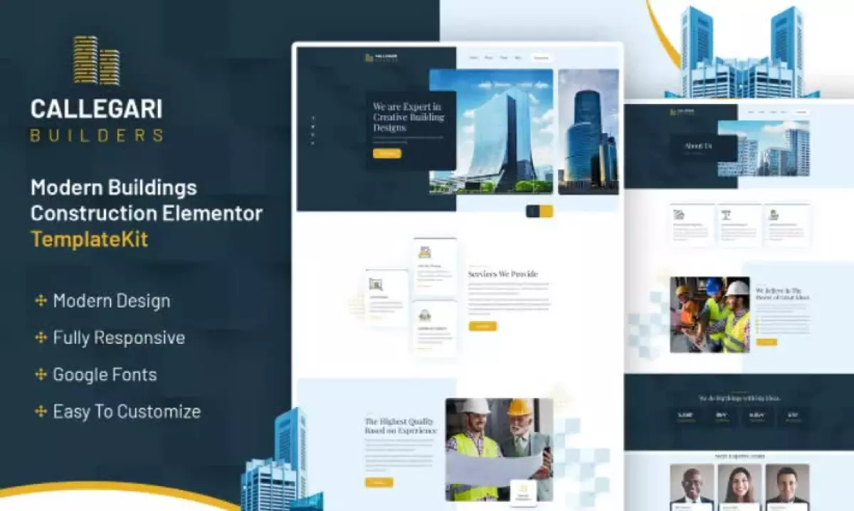 Callegari Builders | Elementor Template