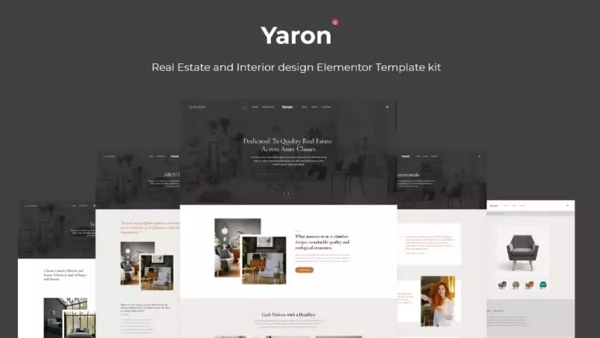 Yaron - Real Estate & Interior Design Elementor Template kit