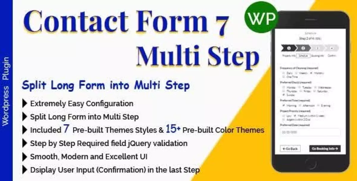 [WISH] Contact Form 7 Multi Step - Split Long Form into Multi