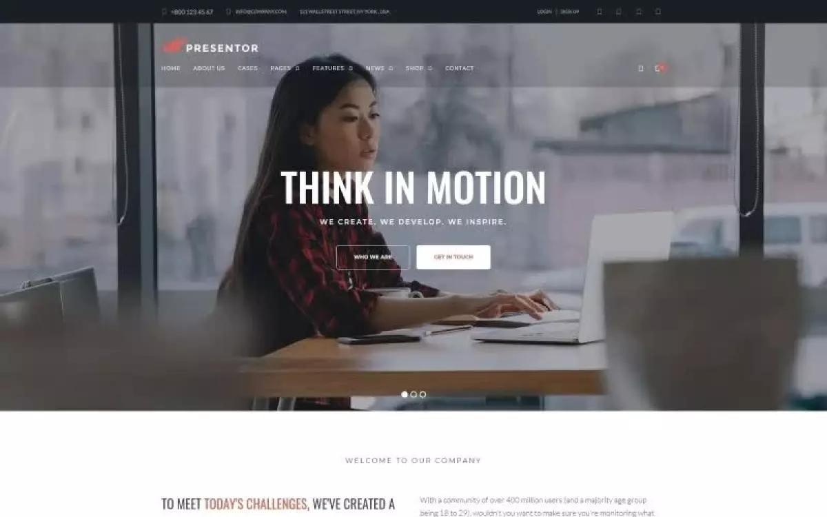 Presentor - Business WordPress Elementor Theme WordPress Theme