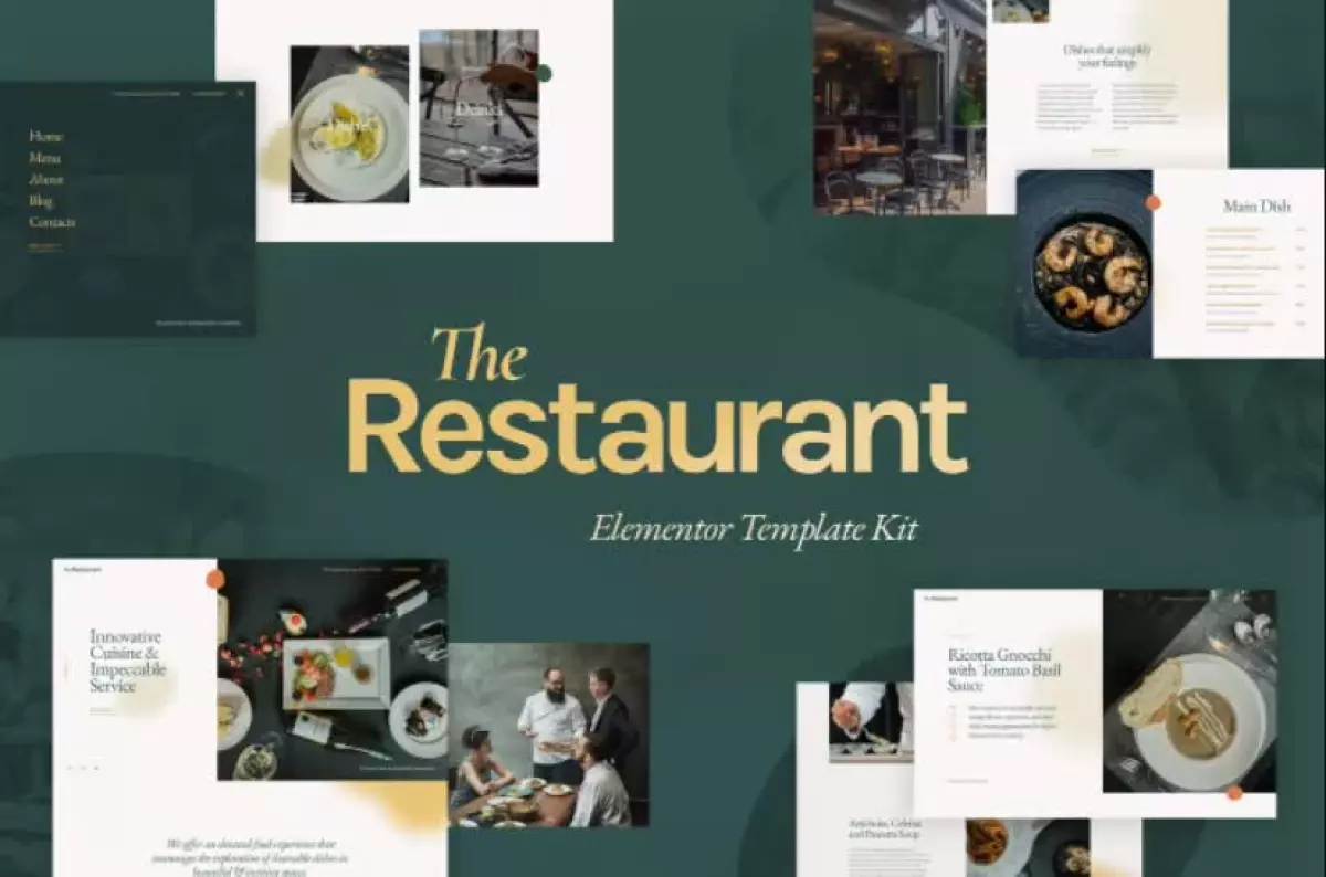 The Restaurant - Elementor Template