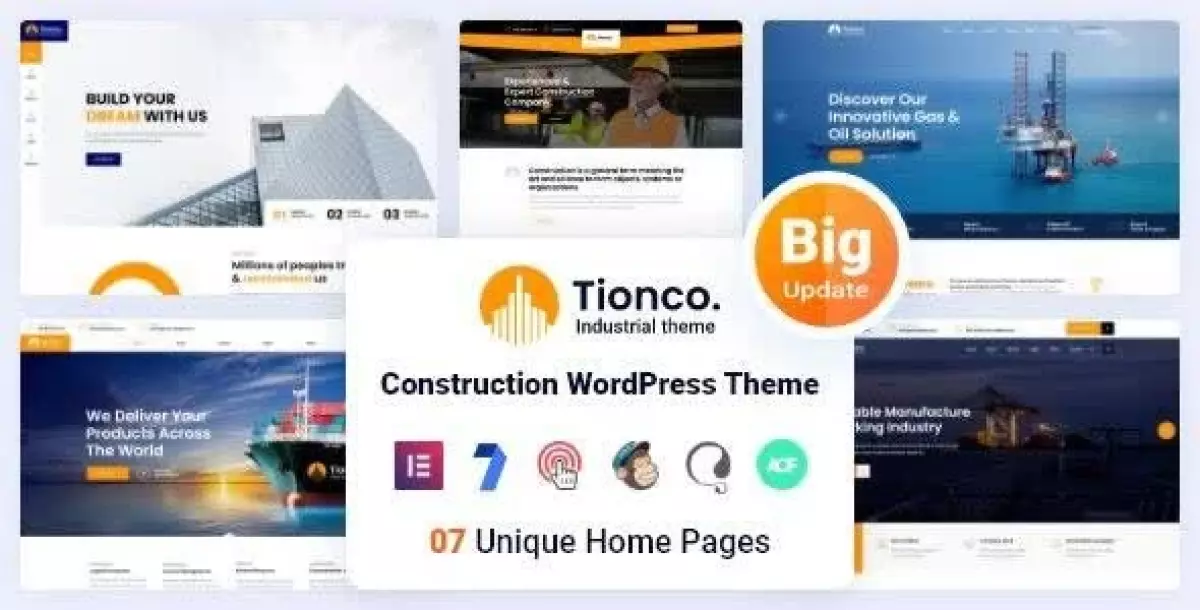 [WISH] Tionco - Construction WordPress Theme +