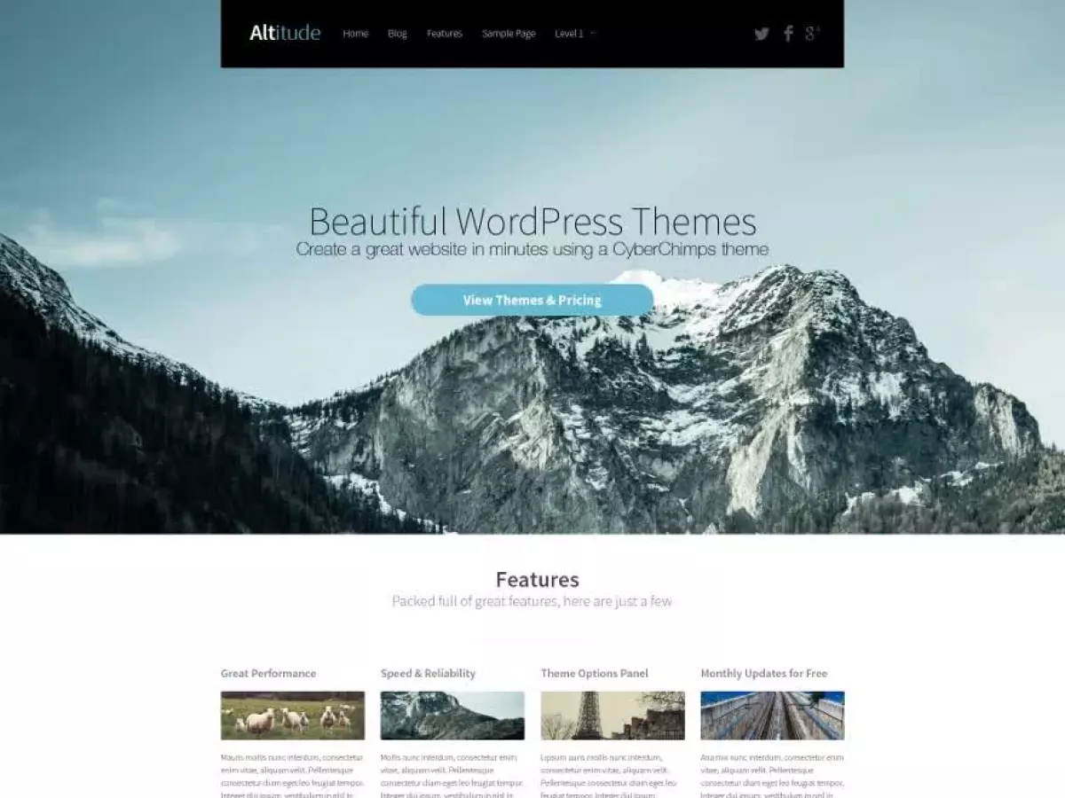 CyberChimps Altitude Premium WordPress Theme