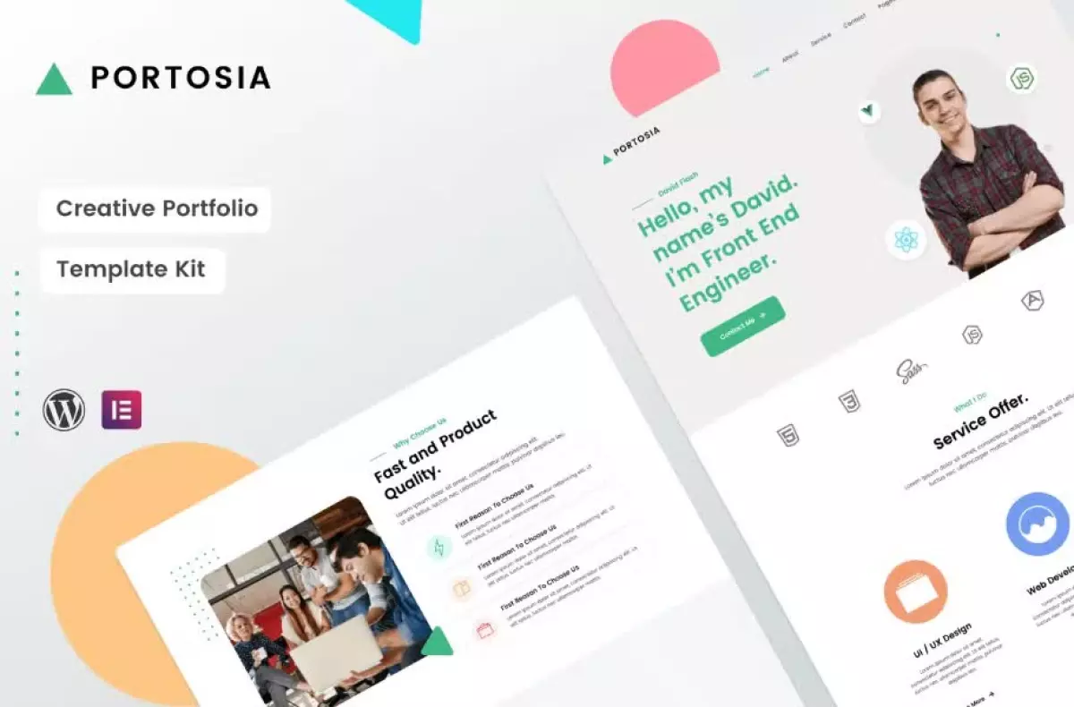 Portosia | Creative Portfolio Template