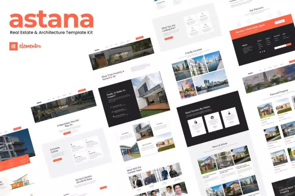 Astana - Real Estate & Architecture Elementor Template