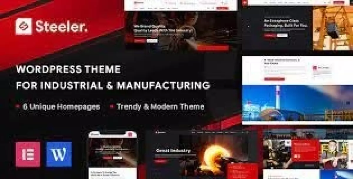 Steeler - Industrial & Manufacturing WordPress Theme