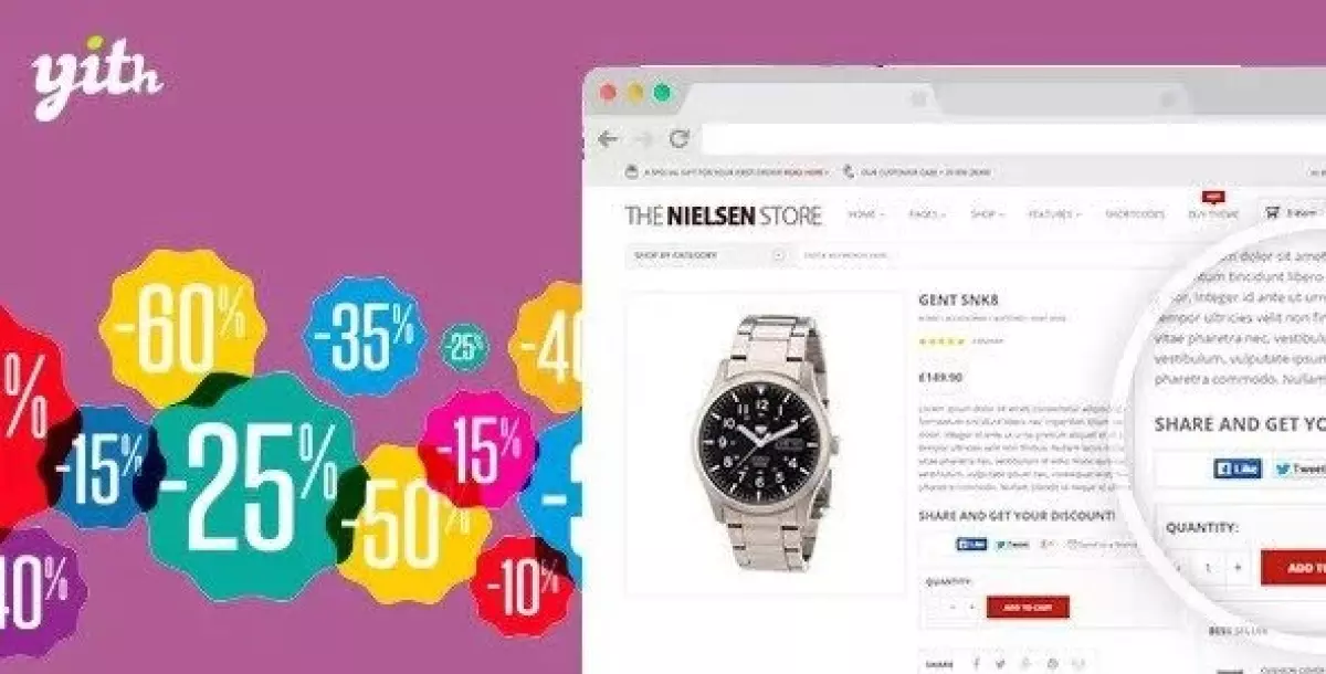 YITH WooCommerce Share for Discounts