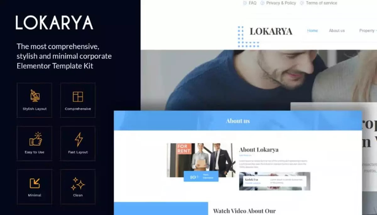 Lokarya - Real Estate Elementor Template