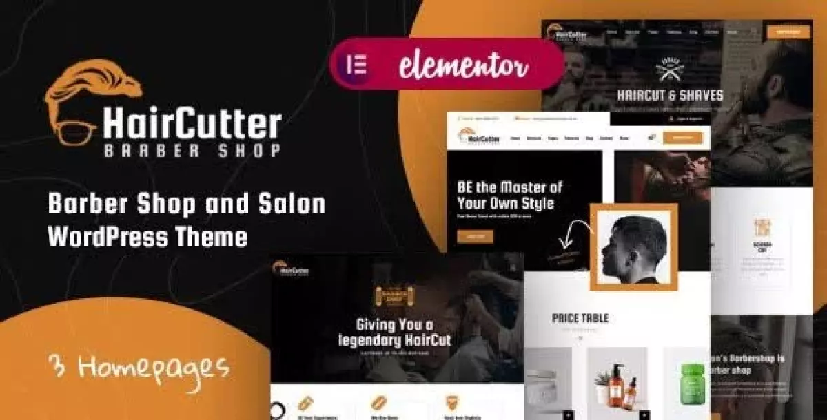 [WISH] HairCutter - Barber and Salon WordPress