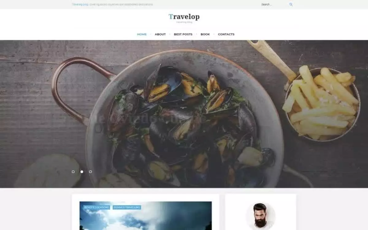 Travelop - Traveling Blog WordPress Theme