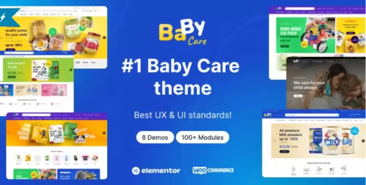 BabyCare - Kids Store WooCommerce WordPress Theme