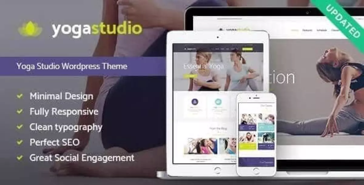 Yogastudio, Gym and Healthcare WordPress Theme