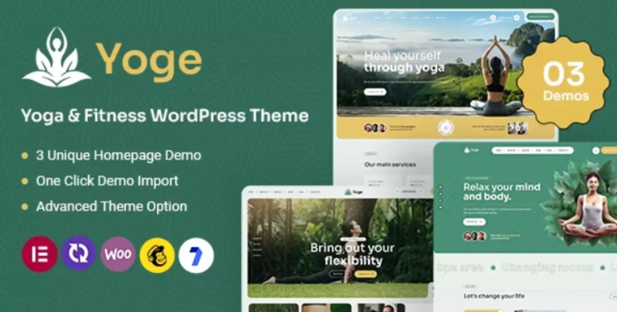 Yoge - Fitness and Yoga WordPress Theme